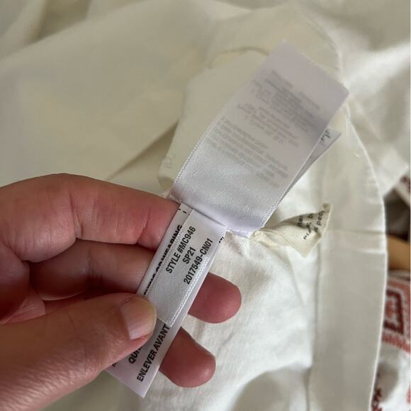 Madewell Embroidered-Sleeve Popover Midi Dress - Picture 15 of 15